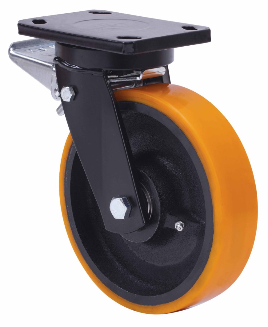 SERIE HLB-HU, Giratorio/Platina/Freno Rueda y Soporte