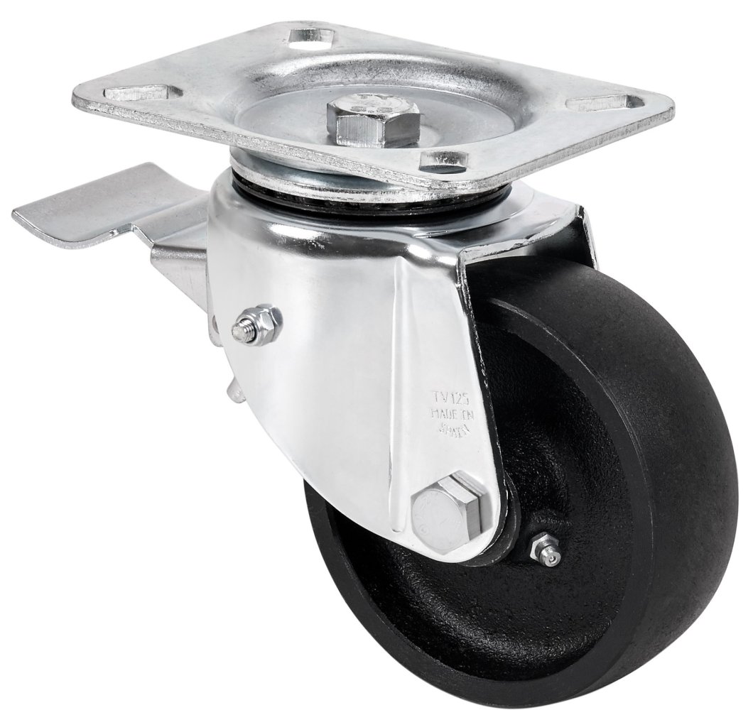 SERIE TV-TA, Giratorio/Platina/Freno Rueda y Soporte