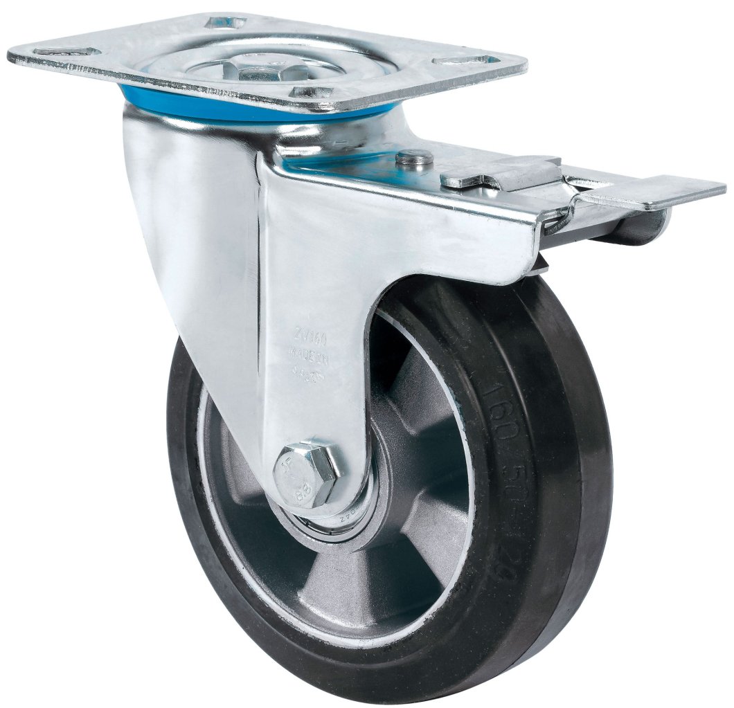 SERIE ZV-DE, Giratorio/Platina/Freno Rueda y Soporte