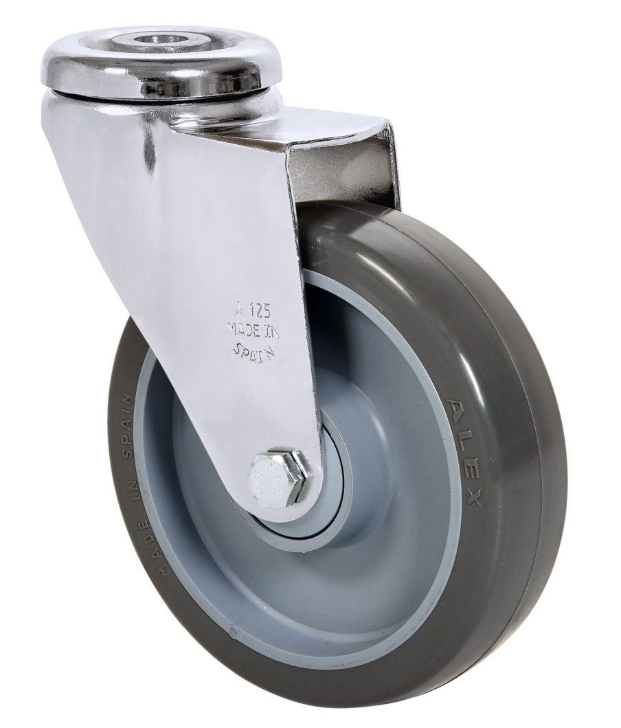 SERIE A-PU, Giratorio/Agujero pasante/Sin Freno