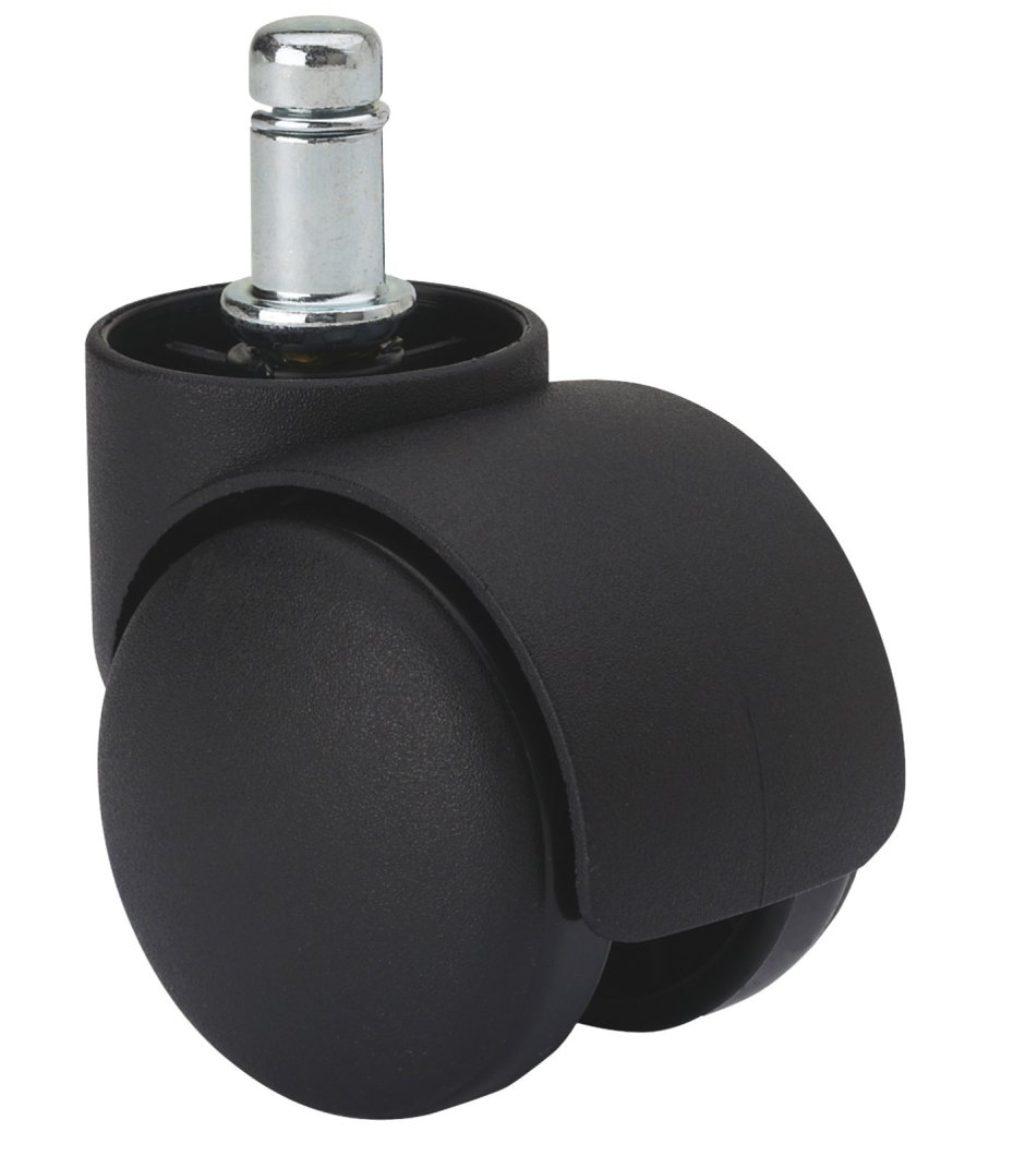 SERIE DK-DK Negro, Giratorio/Espiga/Sin Freno