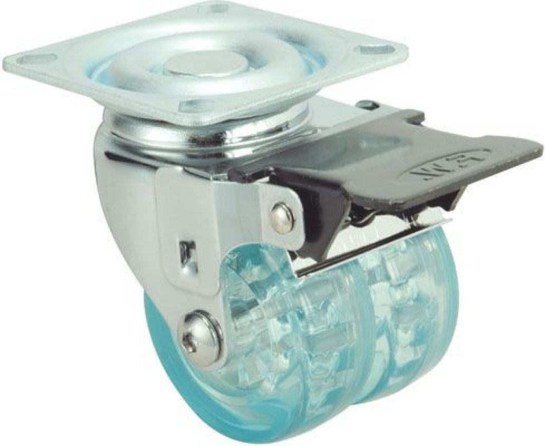 SERIE IDC-IDC Azul, Giratorio/Platina/Freno Rueda