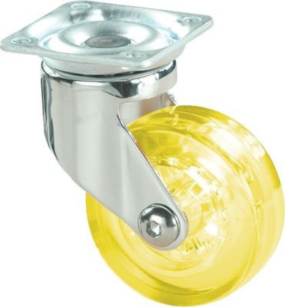 SERIE MDC-MDC Amarillo, Giratorio/Platina/Sin Freno