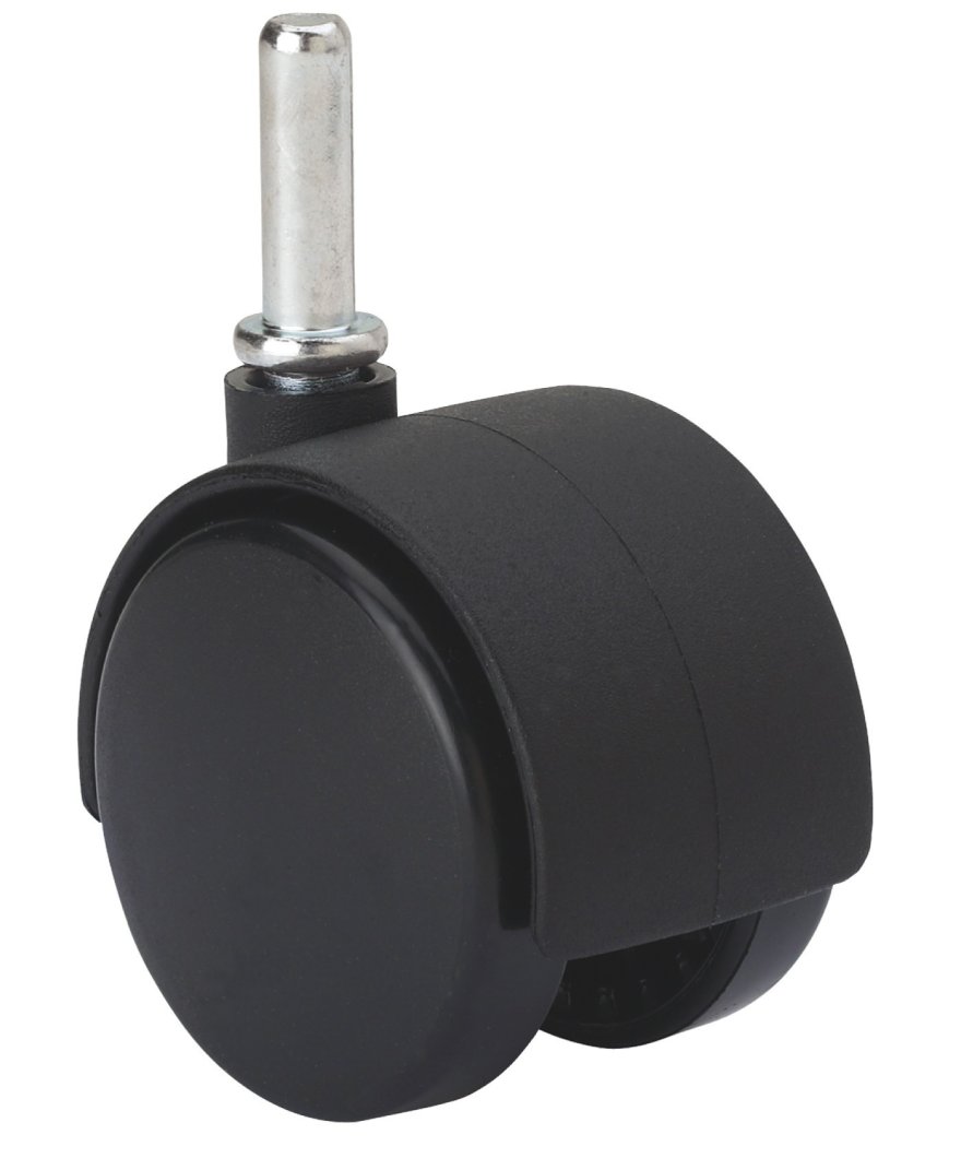 SERIE DK-DK Negro, Giratorio/Espiga/Sin Freno