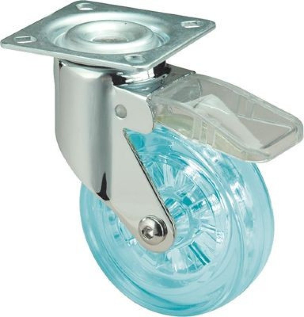 SERIE MDC-MDC Azul, Giratorio/Platina/Freno Rueda