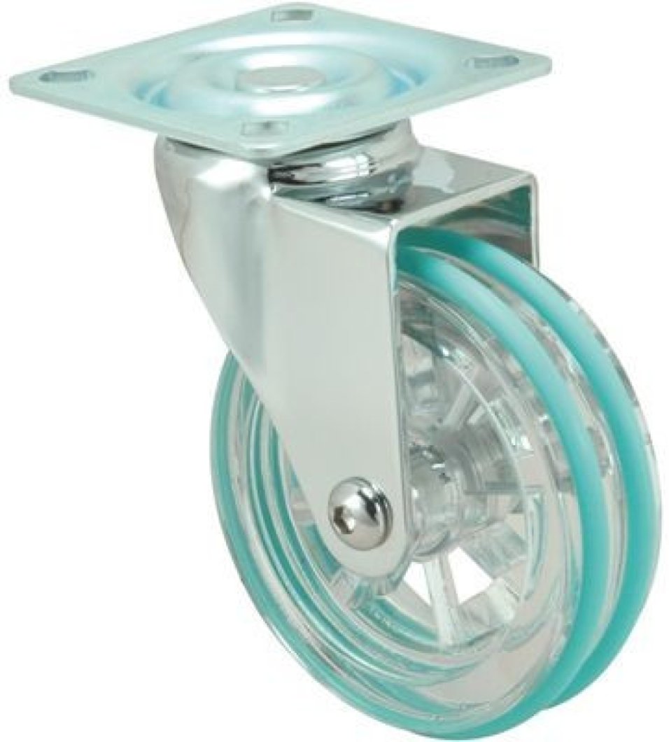 SERIE RD-RD Verde, Giratorio/Platina/Sin Freno