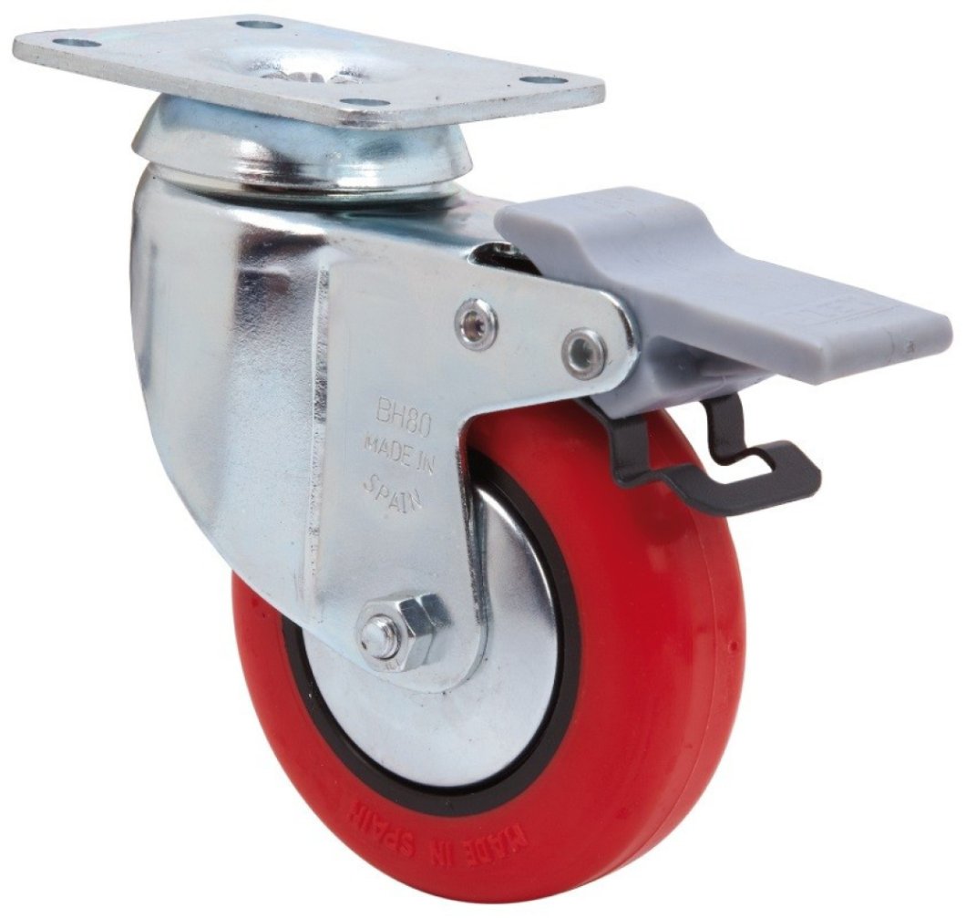 SERIE BH-PPI, Giratorio/Platina/Freno Rueda y Soporte