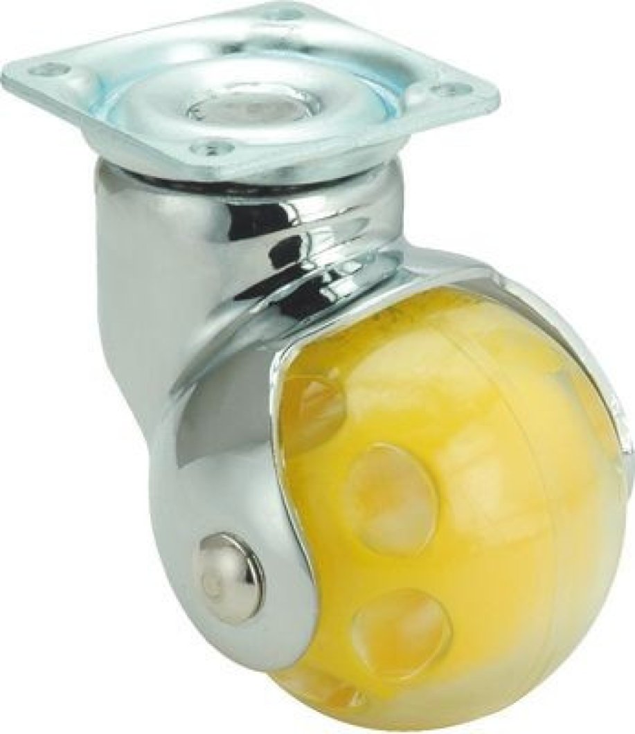 SERIE BLC-BLC Amarillo, Giratorio/Platina/Sin Freno