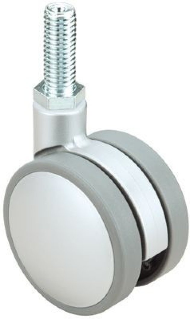 SERIE DKP-DKP, Giratorio/Espiga roscada/Sin Freno