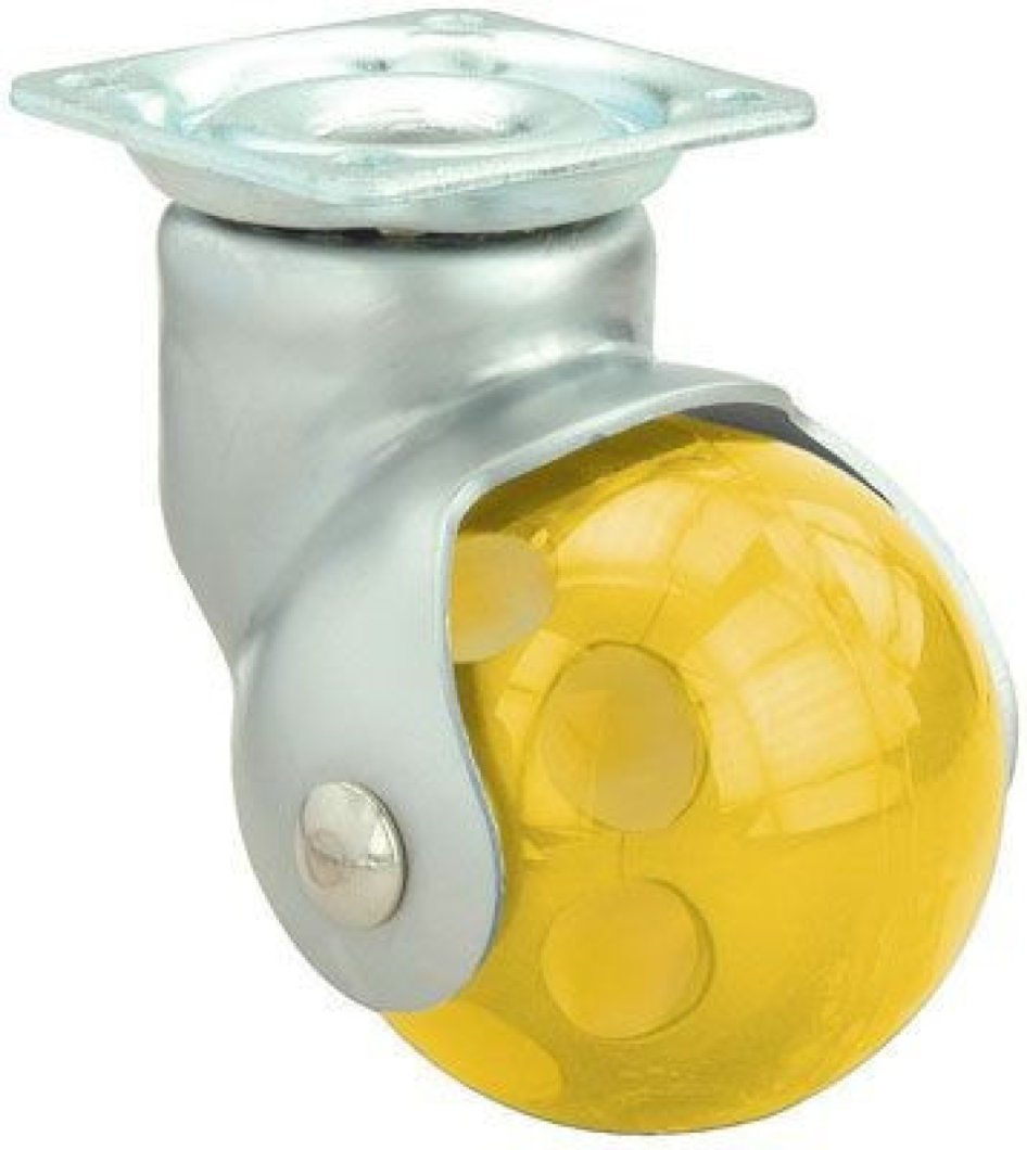 SERIE BLS-BLS Amarillo, Giratorio/Platina/Sin Freno