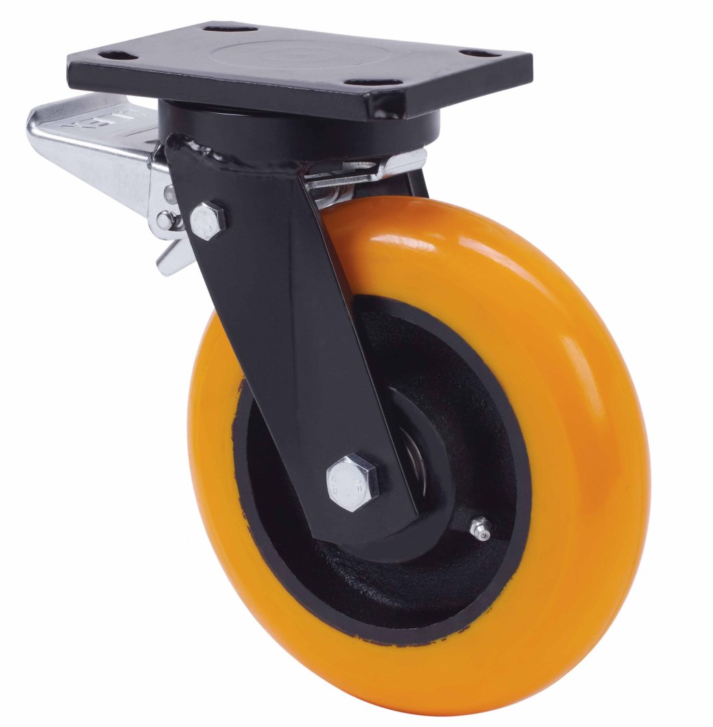 SERIE HLB-HUAB, Giratorio/Platina/Freno Rueda y Soporte