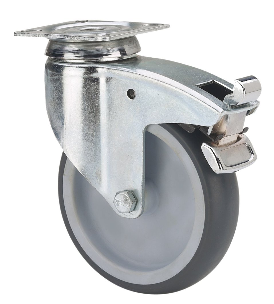 SERIE 301-301, Giratorio/Platina/Freno Rueda y Soporte