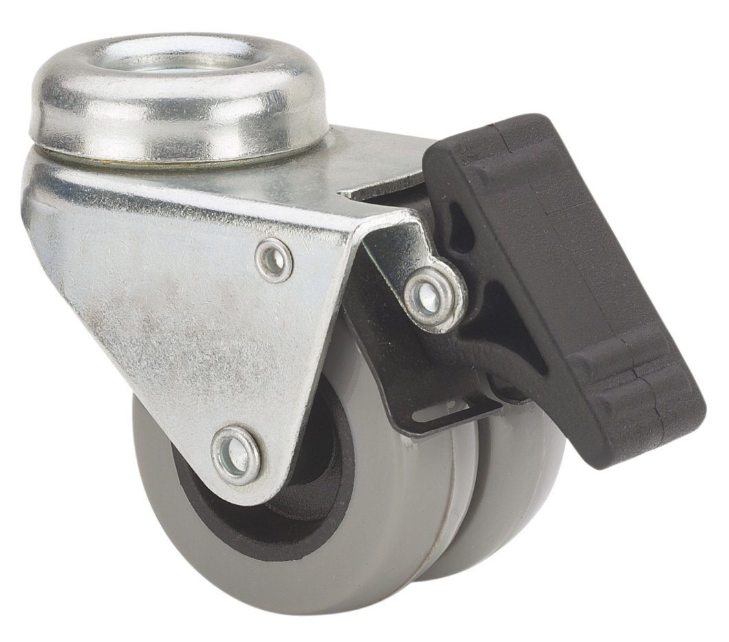 SERIE 410-410, Giratorio/Agujero pasante/Freno Rueda y Soporte