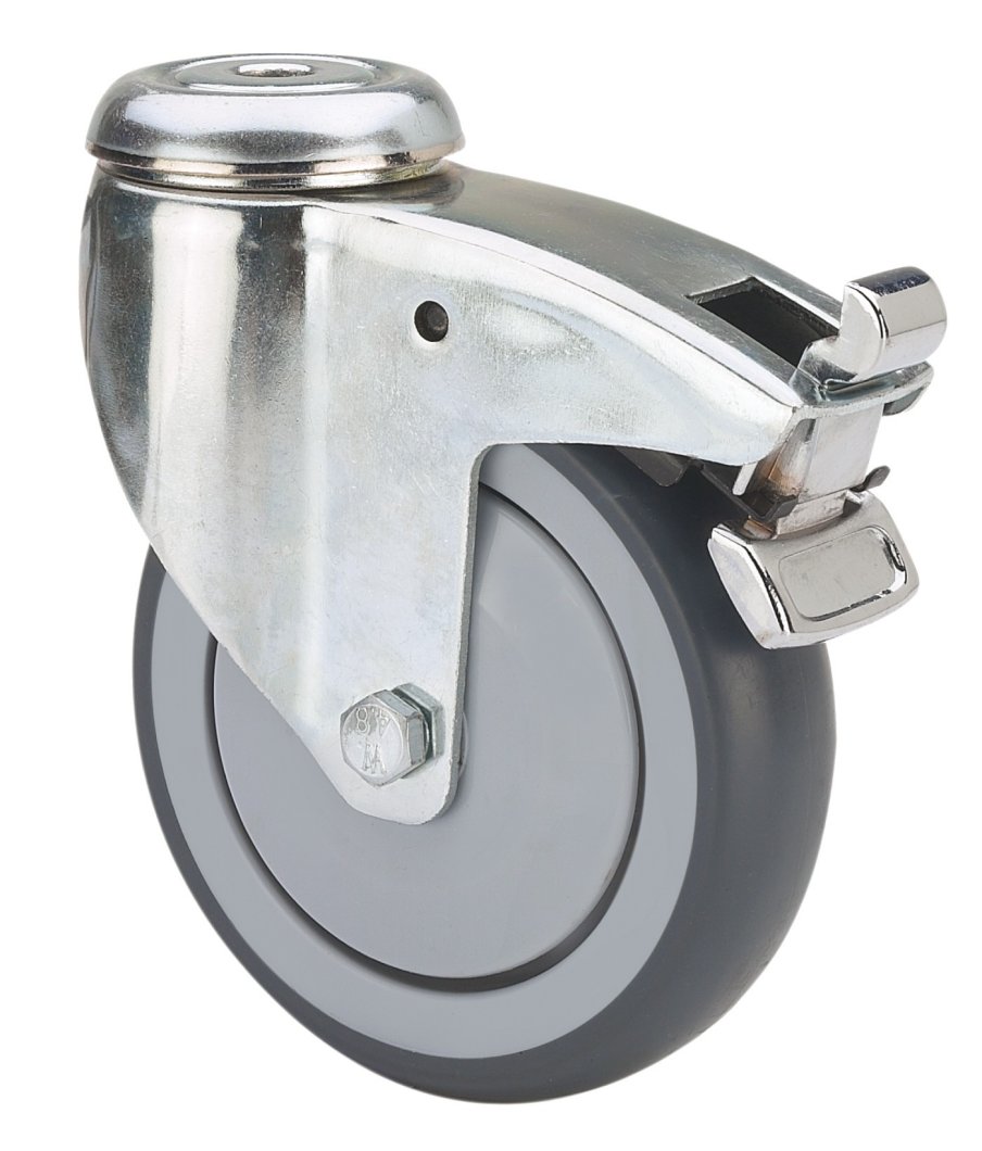 SERIE 300-300, Giratorio/Agujero pasante/Freno Rueda y Soporte