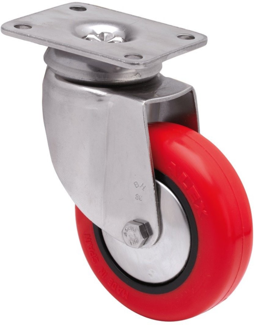 SERIE BHI INOX-PPI, Giratorio/Platina/Sin Freno