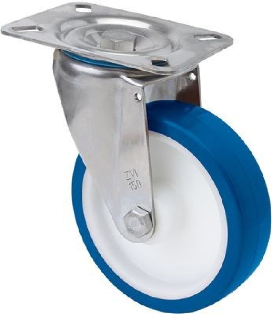 SERIE ZVI INOX-POA, Giratorio/Platina/Sin Freno