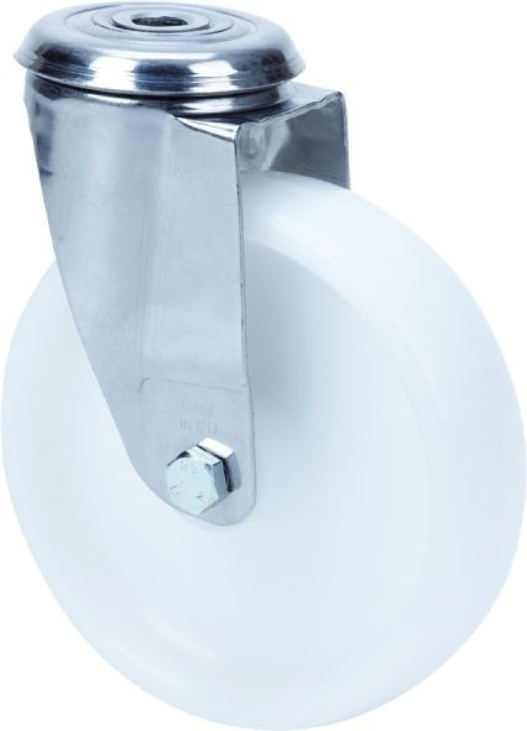 SERIE ZLI INOX-UT, Giratorio/Agujero pasante/Sin Freno