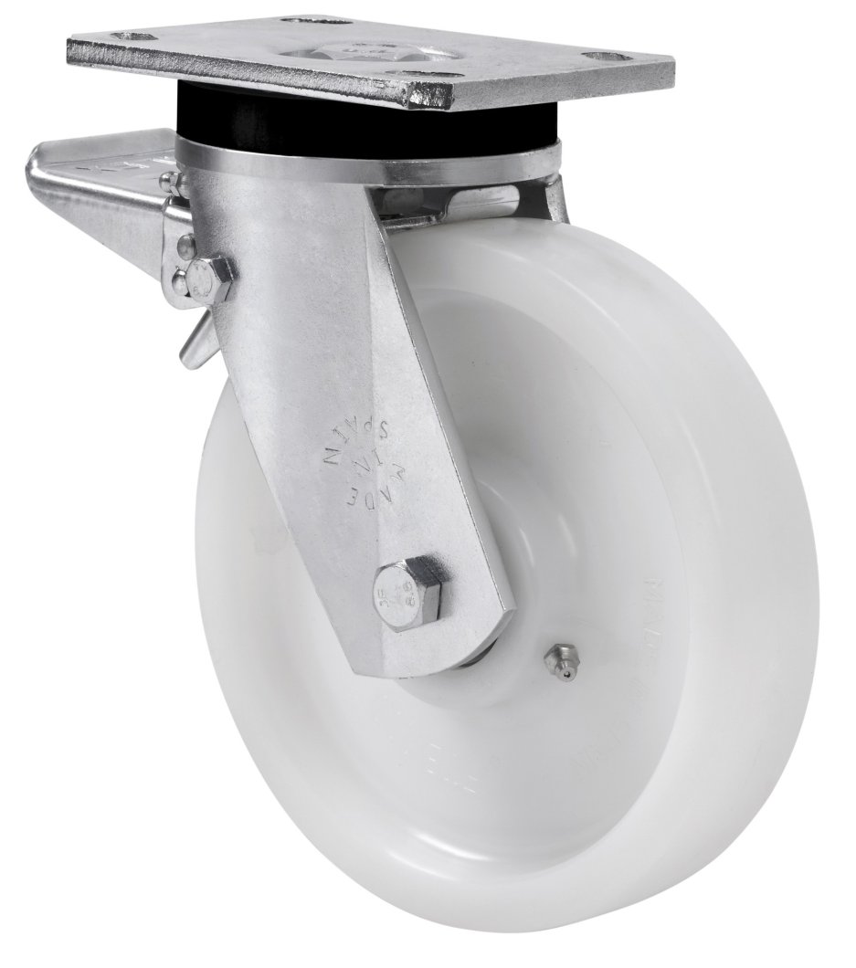 SERIE SLR-FT, Giratorio/Platina/Freno Rueda y Soporte