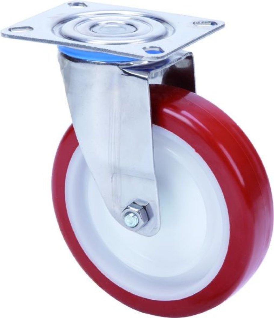 SERIE ZLI INOX-POL, Giratorio/Platina/Sin Freno