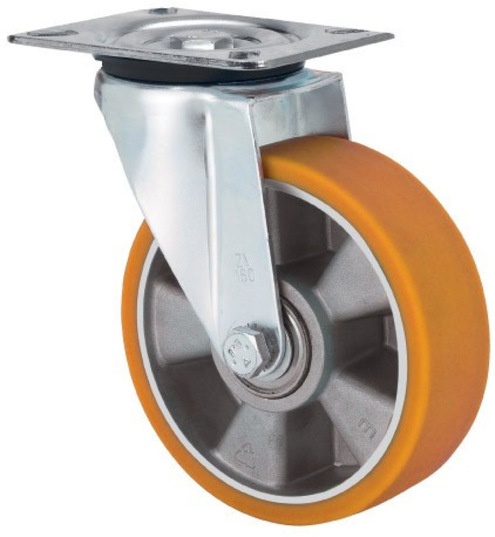 SERIE ZVR-AUB, Giratorio/Platina/Sin Freno