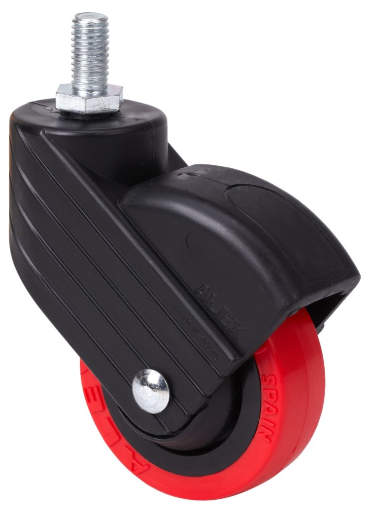 SERIE HP-PPI, Giratorio/Espiga roscada/Sin Freno