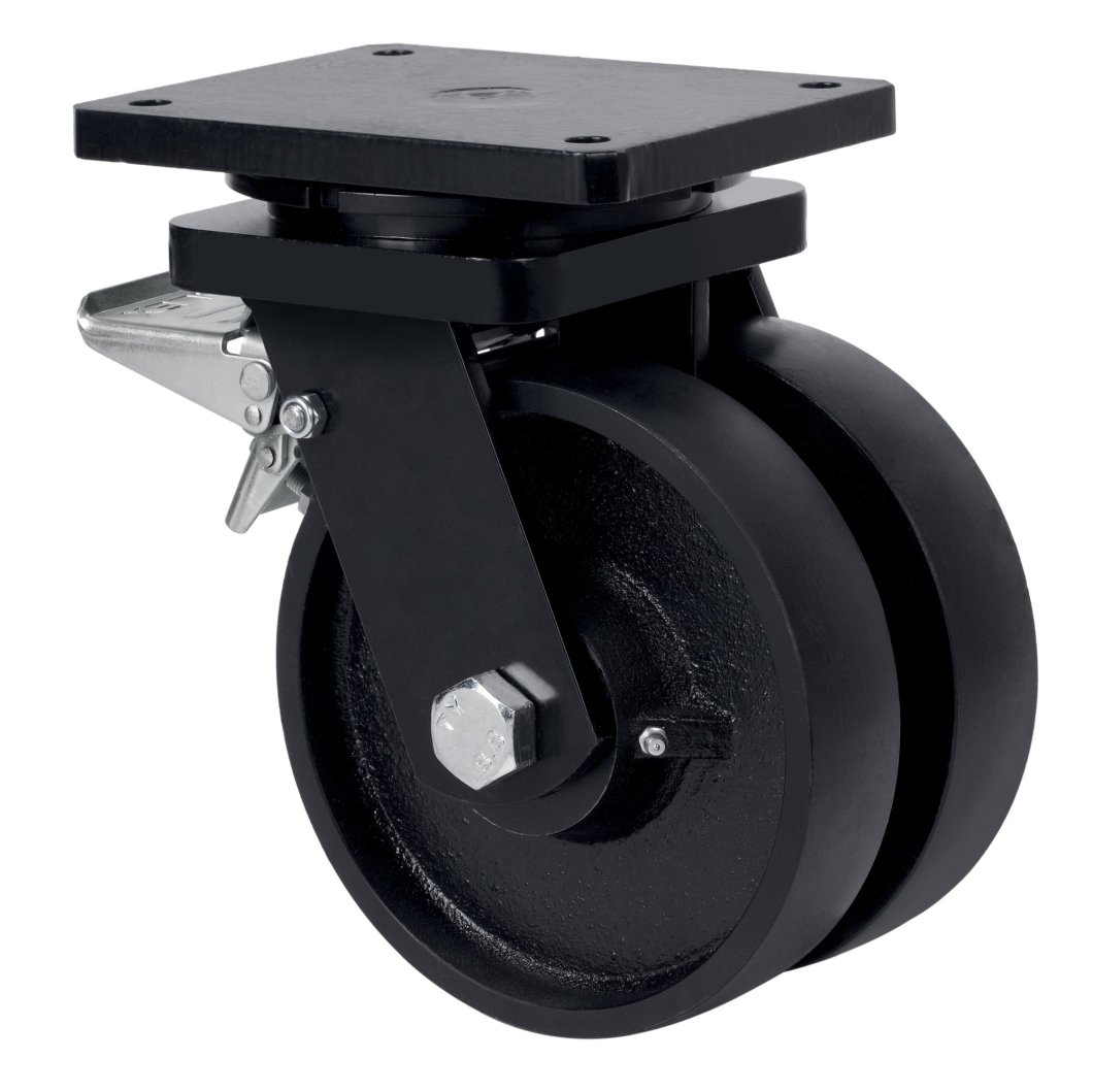 SERIE HLG-TA, Giratorio/Platina/Freno Rueda y Soporte