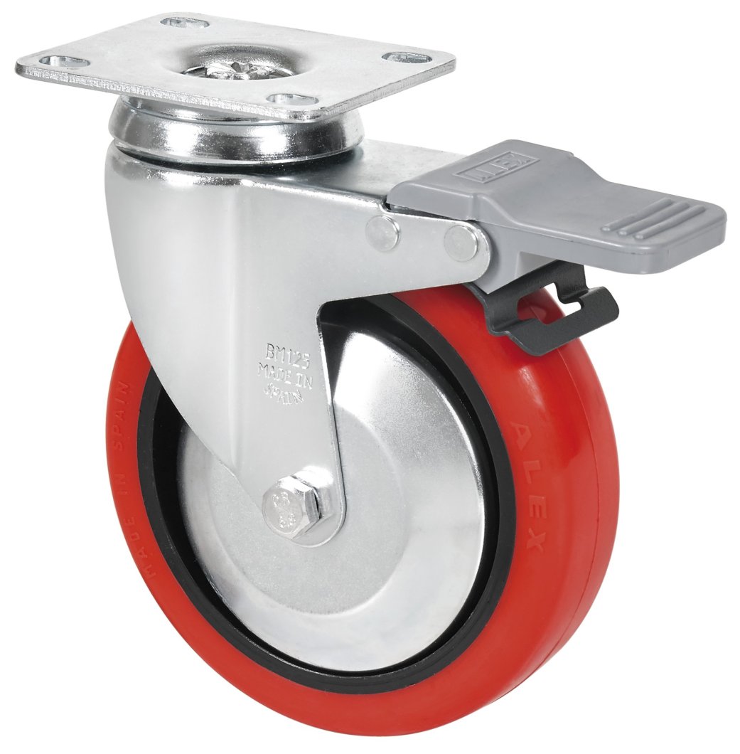 SERIE BHA-PPI, Giratorio/Platina/Freno Rueda y Soporte