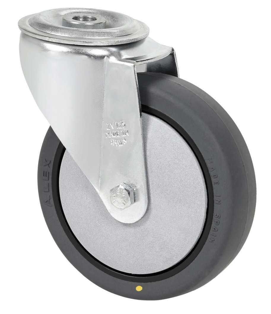 SERIE ZV-PGC, Giratorio/Agujero pasante/Sin Freno